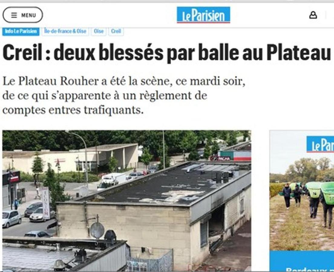 Chambres Meublees Chez L'Habitant Dans Appartement Proche Gare Sncf Creil Exterior photo